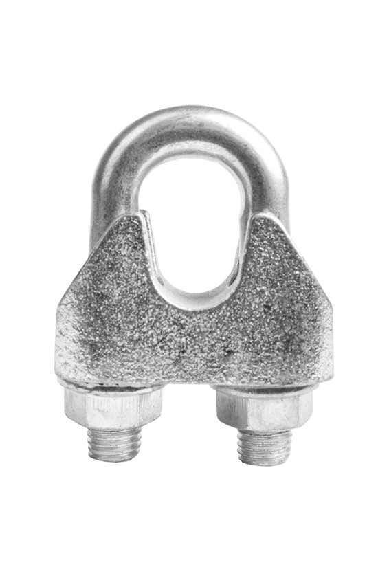 Зажим канатный TOR ф=22 мм DIN 741 (Q) Зажим канатный TOR ф=22 мм DIN 741 (Q)