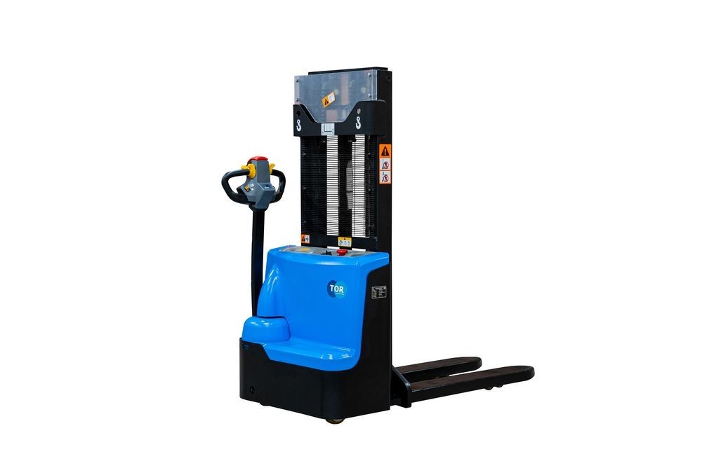 Штабелер самоходный 1,5 т 2,5 м TOR WS15H-2500SC PRO Li-ion 24/60 В/Ач контроль скорости подъема 