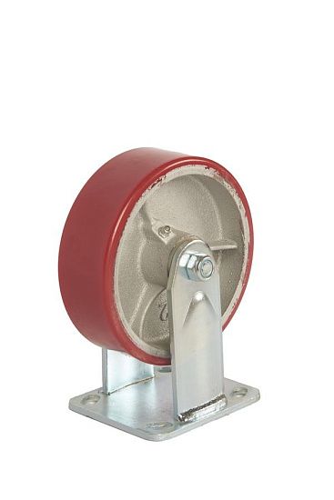 Колесо большегрузное неповоротное FCp 63 150 мм полиуретановое (F)