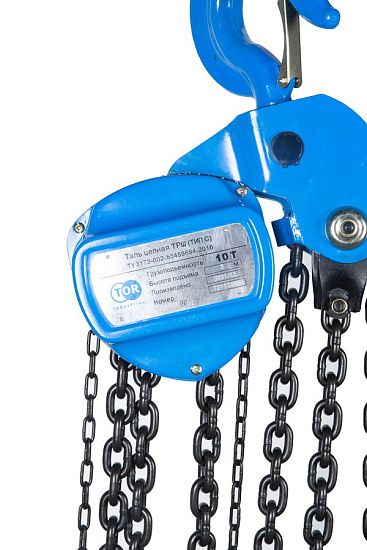 Таль ручная шестеренная TOR ТРШ C 10ТХ3М PRO (для тяжелых работ)