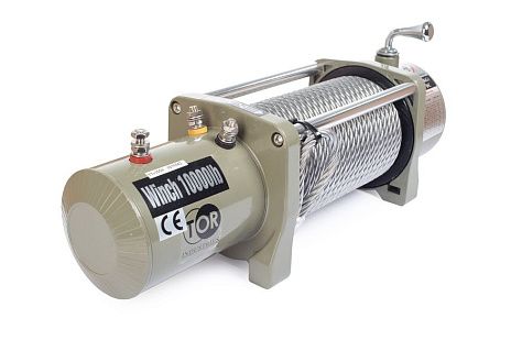 Лебедка автомобильная TOR ЛА S10000 г/п 4536 кг 28 м 12V