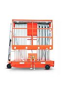 Подъемник мачтовый сетевой 200 кг 12/14 м TOR GTWY12-200S AC 220В 2-мачтовый