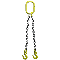 Строп цепной TOR 2СЦ г/п 7,5 т 1,5 м с самозакрывающимися крюками Строп цепной TOR 2СЦ г/п 7,5 т 1,5 м с самозакрывающимися крюками