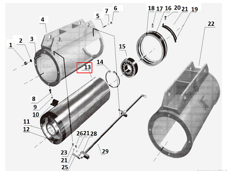 13 Барабан для талей электрических CD1 2,0 т 6 м