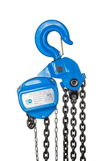 Таль ручная шестеренная TOR ТРШ C 10ТХ6М PRO