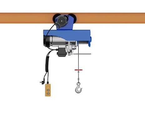 С ТЕЛЕЖКОЙ таль электрическая TOR PA 150/300 кг 30/15 м