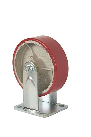 Колесо большегрузное неповоротное FCp 63 150 мм полиуретановое (F)