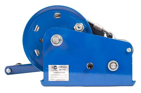Лебедка ручная TOR ЛБ-2600 (BHW) г/п 1,17 т длина троса 10 м