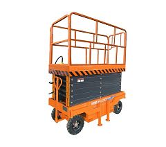 Подъемник ножничный передвижной 500 кг 12/14 м TOR SJY-0,5-12 DC аккумуляторный (G) Подъемник ножничный передвижной 500 кг 12/14 м TOR SJY-0,5-12 DC аккумуляторный (G)