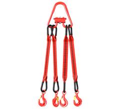 Строп текстильный TOR 4СТ 10,0 т 11,5 м 150 мм