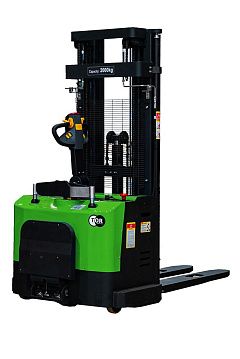 Штабелер самоходный 2,0 т 4,5 м TOR ES20T4 Li-ion 24/200 В/Ач ЭУР, Curtis, H-мачта (с платформой)