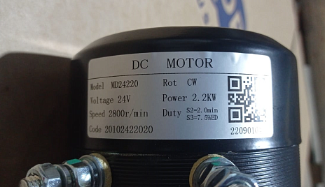 1 Электромотор насоса маслостанции для штабелёра WS/IWS/PWS (Lifting Motor)