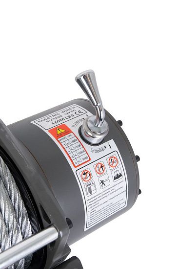 Лебедка автомобильная TOR ЛА SEC16800 г/п 7620 кг 28 м 12V