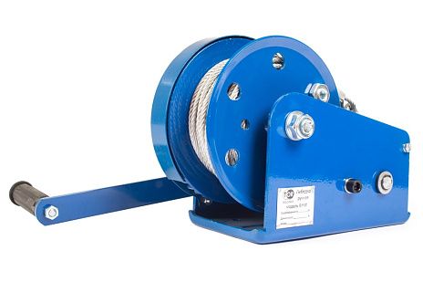 Лебедка ручная TOR ЛБ-2600 (BHW) г/п 1,17 т длина троса 10 м